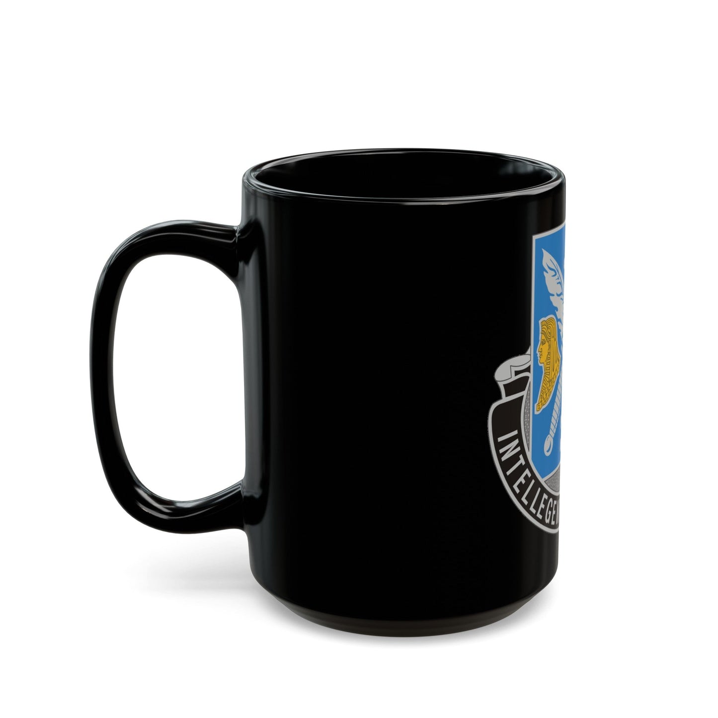 260 Military Intelligence Battalion (U.S. Army) Black Coffee Mug-The Sticker Space