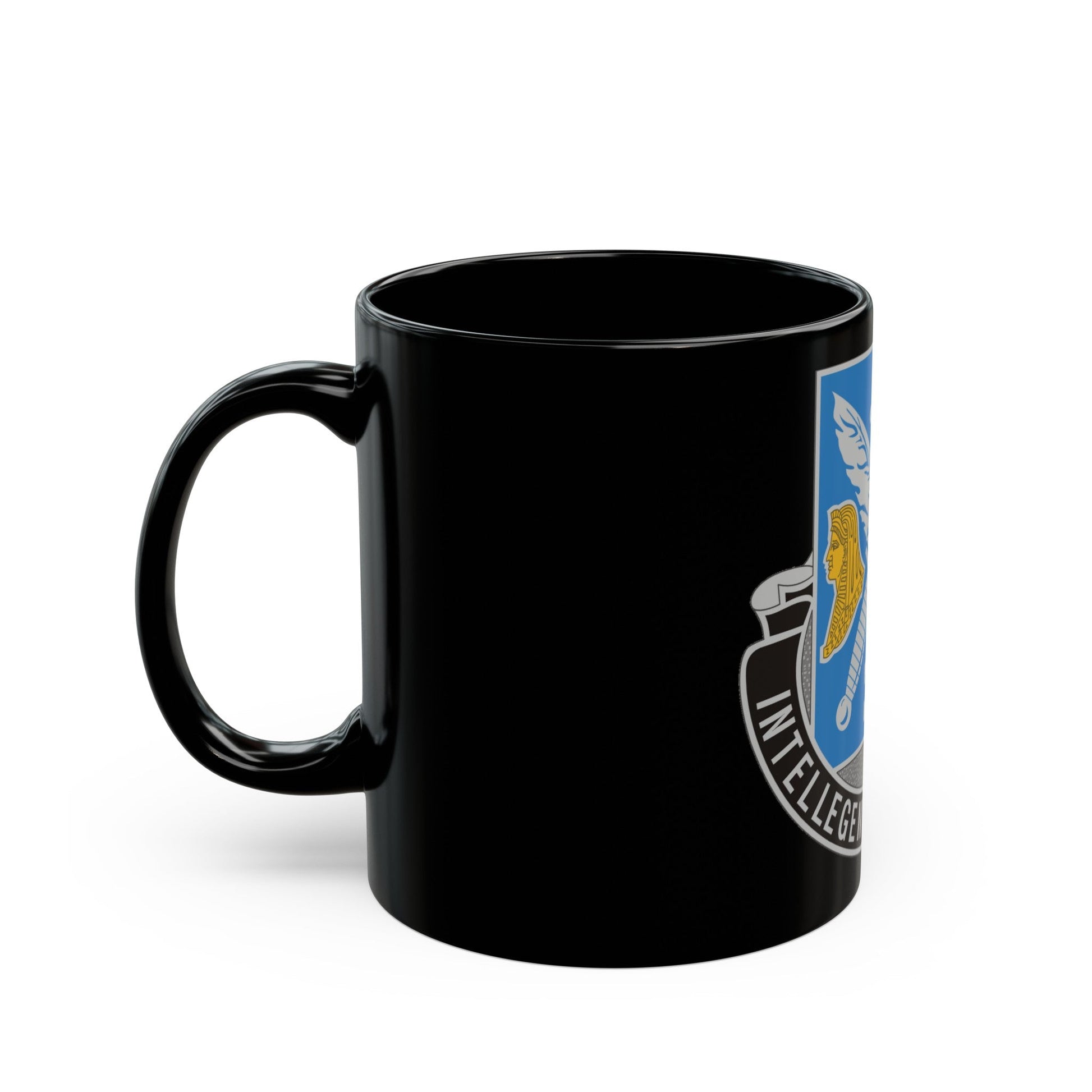 260 Military Intelligence Battalion (U.S. Army) Black Coffee Mug-The Sticker Space