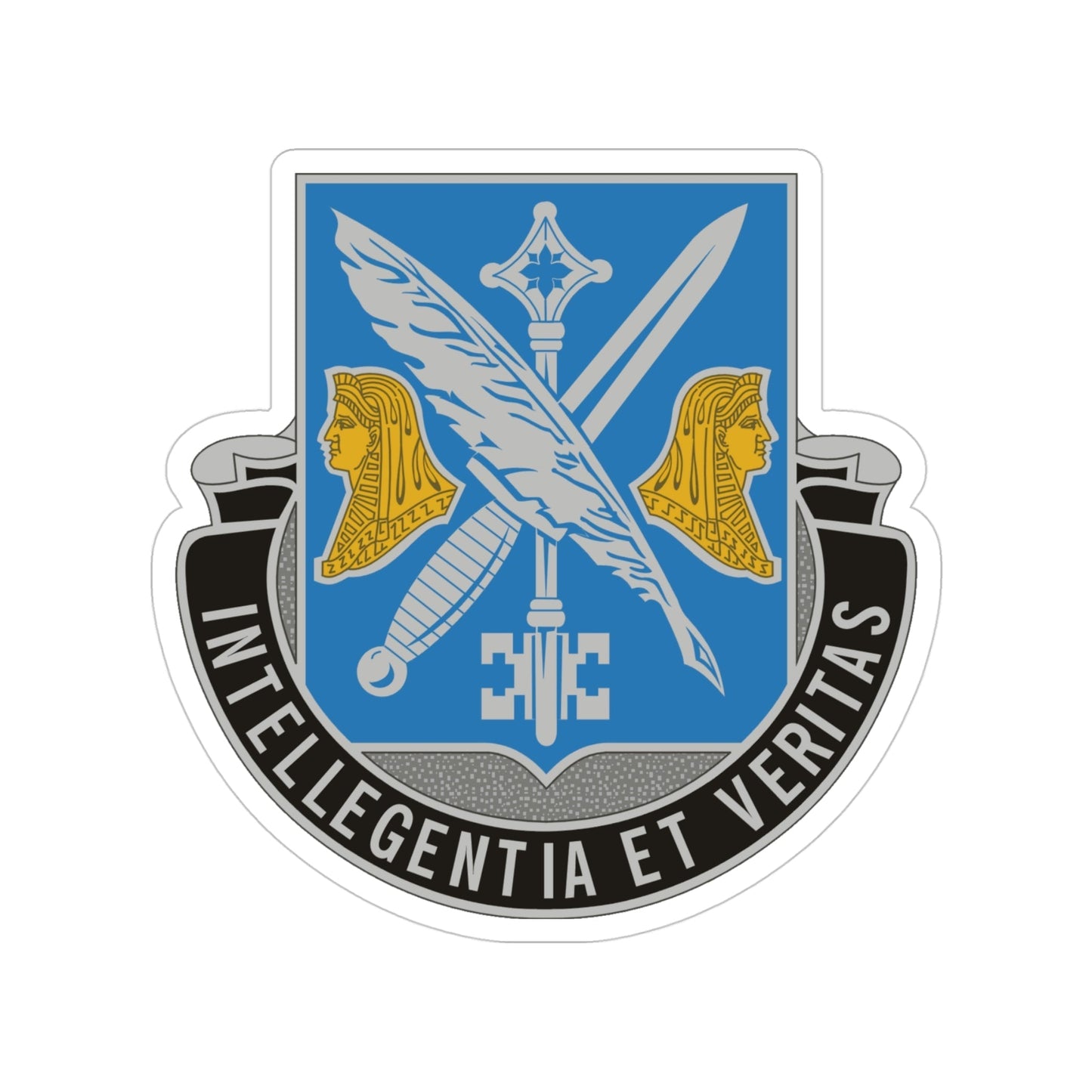 260 Military Intelligence Battalion (U.S. Army) Transparent STICKER Die-Cut Vinyl Decal-4 Inch-The Sticker Space