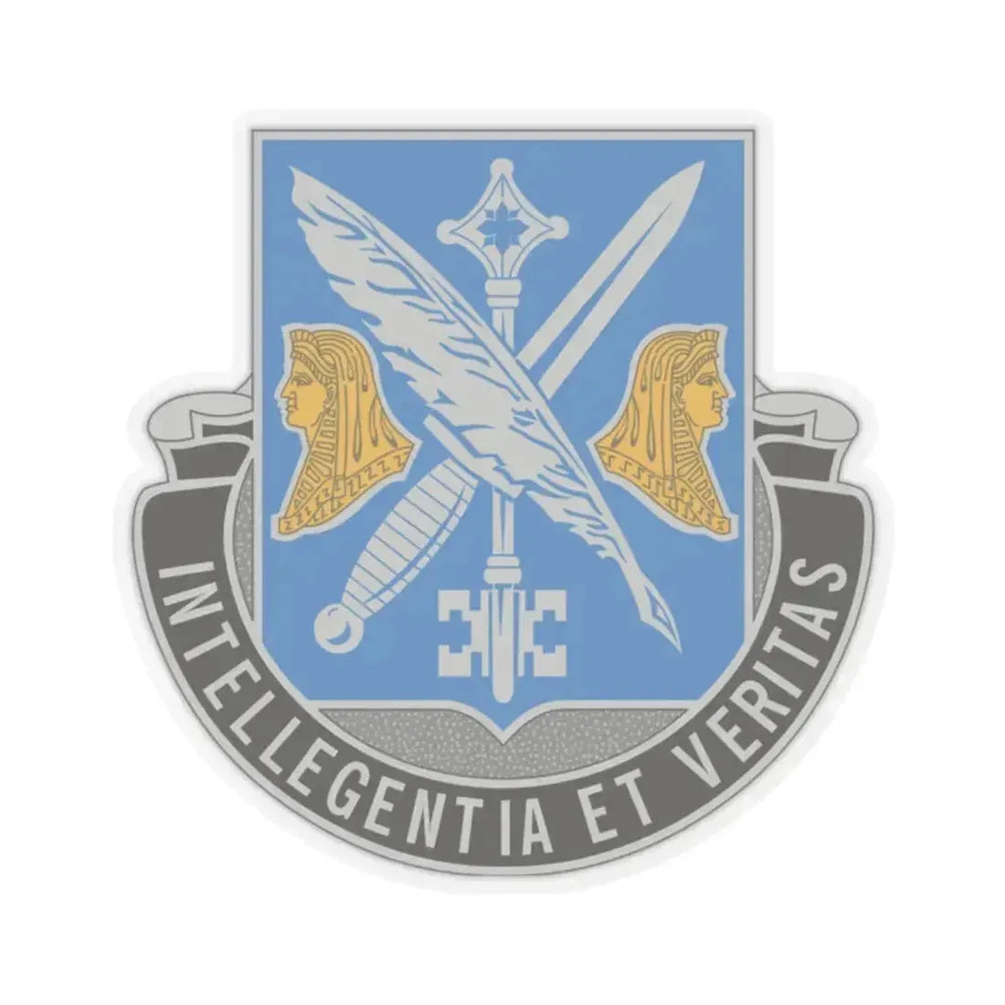 260 Military Intelligence Battalion (U.S. Army) STICKER Vinyl Kiss-Cut Decal 2 Inch Transparent - The Sticker Space