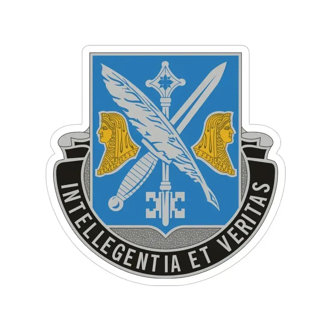 260 Military Intelligence Battalion (U.S. Army) Transparent STICKER Die-Cut Vinyl Decal 4 Inch - The Sticker Space
