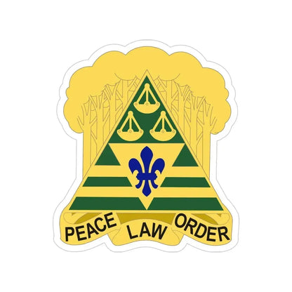 260 Military Police Command 2 (U.S. Army) Transparent STICKER Die-Cut Vinyl Decal 4 Inch - The Sticker Space