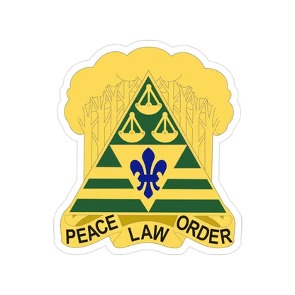 260 Military Police Command 2 (U.S. Army) Transparent STICKER Die-Cut Vinyl Decal - The Sticker Space