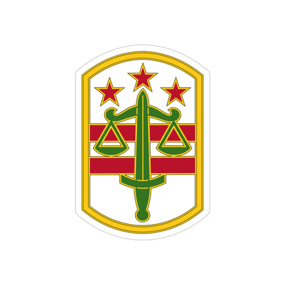 260 Military Police Command 3 (U.S. Army) REVERSE PRINT Transparent STICKER-6" × 6"-The Sticker Space