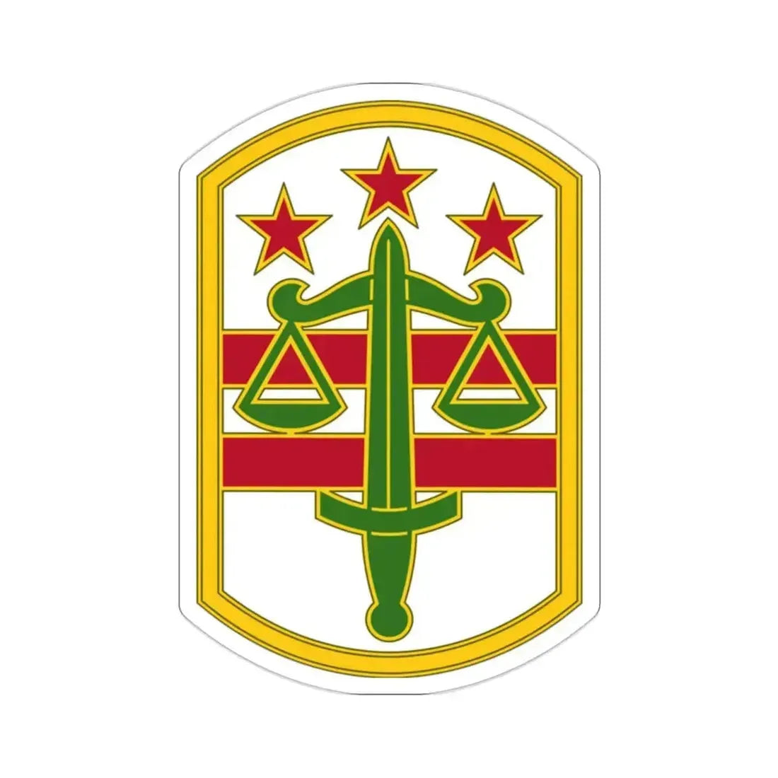 260 Military Police Command 3 (U.S. Army) STICKER Vinyl Die-Cut Decal 2 Inch - The Sticker Space