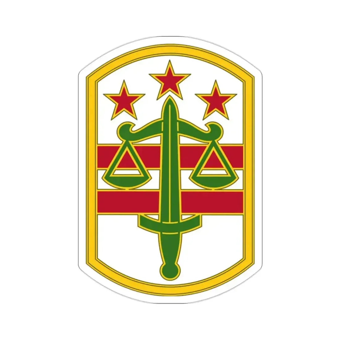 260 Military Police Command 3 (U.S. Army) STICKER Vinyl Die-Cut Decal 2 Inch - The Sticker Space