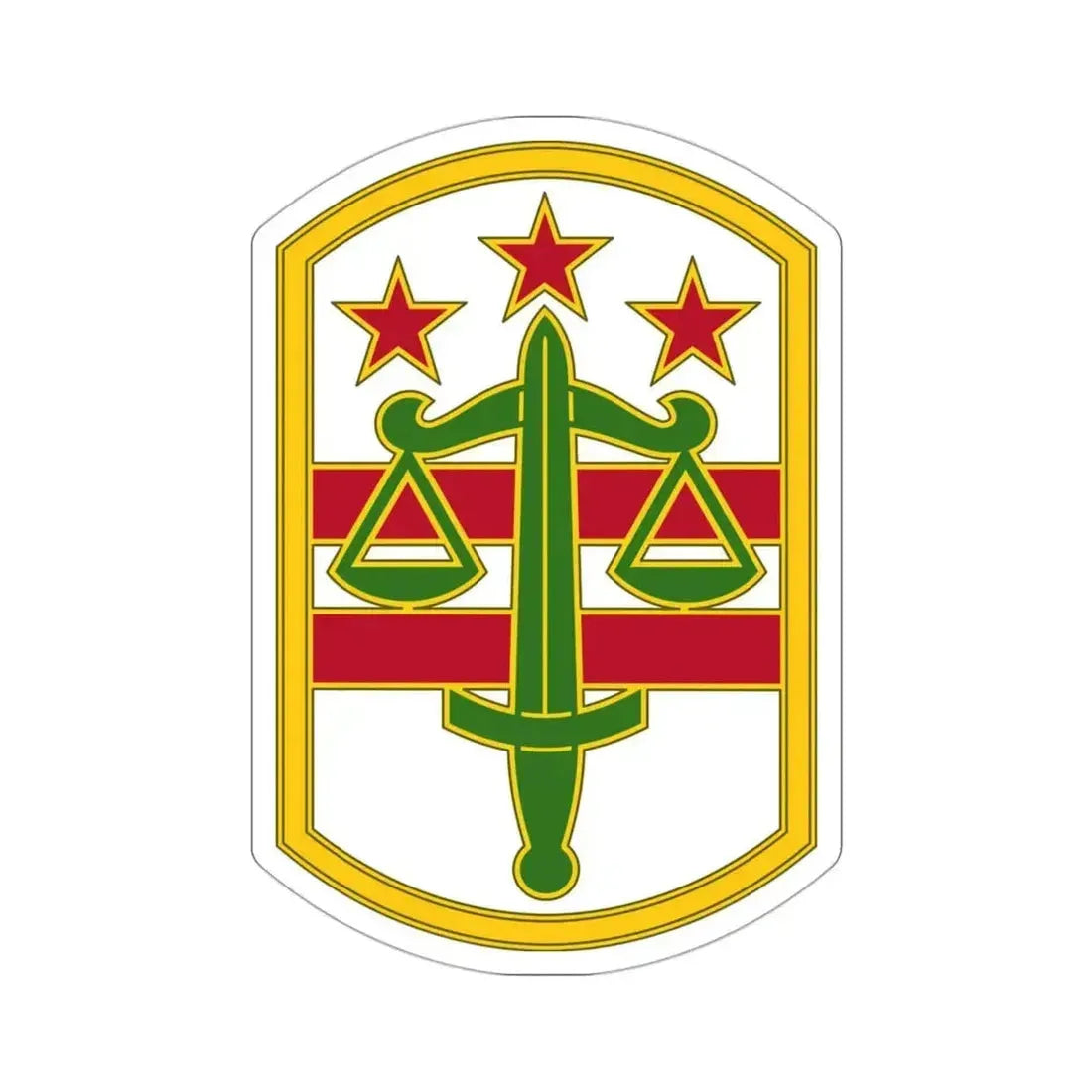 260 Military Police Command 3 (U.S. Army) STICKER Vinyl Die-Cut Decal 3 Inch - The Sticker Space
