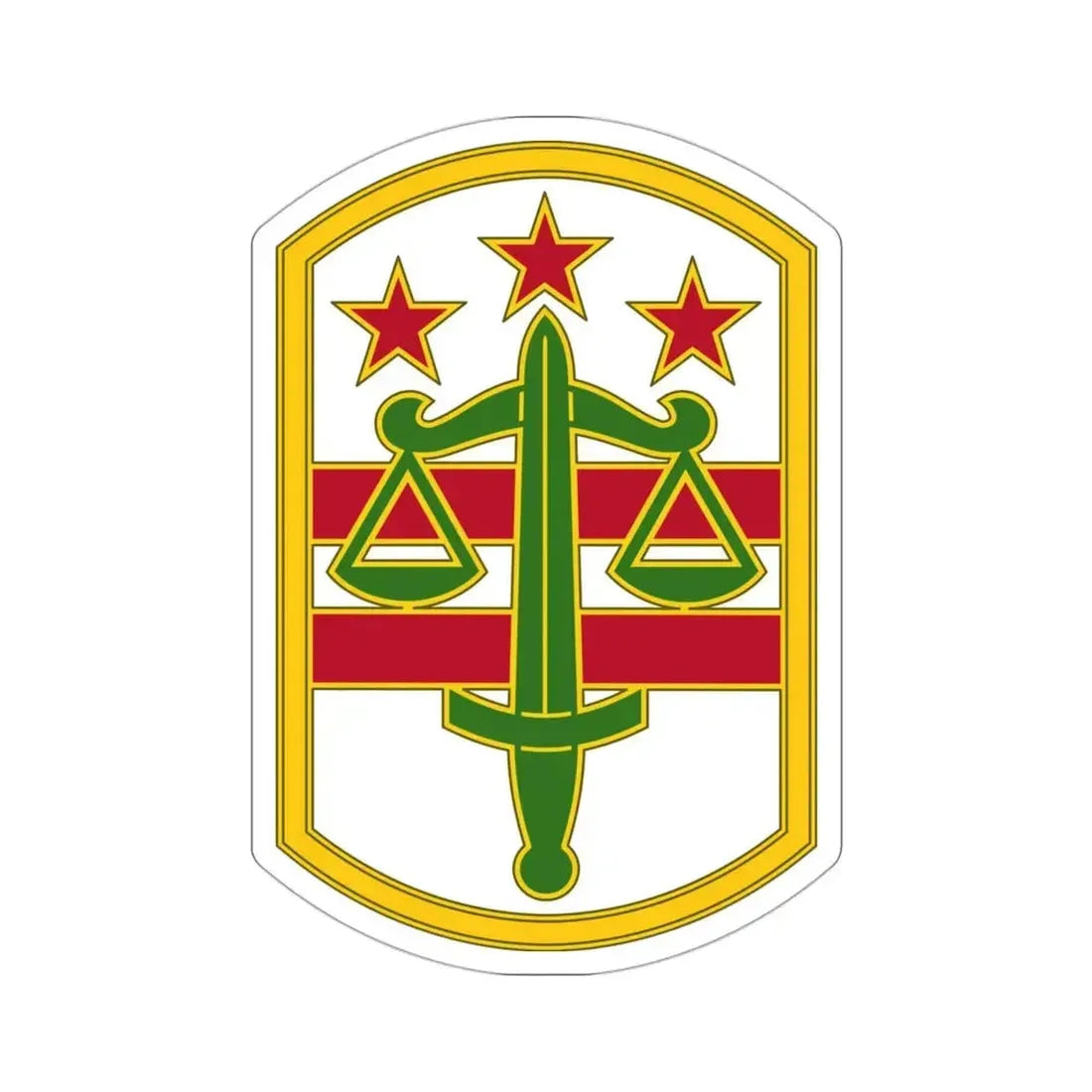 260 Military Police Command 3 (U.S. Army) STICKER Vinyl Die-Cut Decal 3 Inch - The Sticker Space