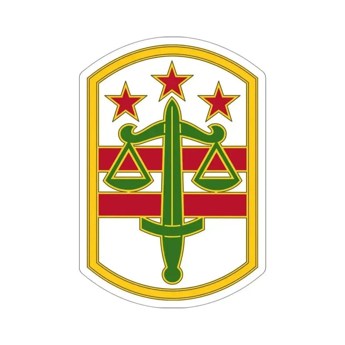260 Military Police Command 3 (U.S. Army) STICKER Vinyl Die-Cut Decal 4 Inch - The Sticker Space