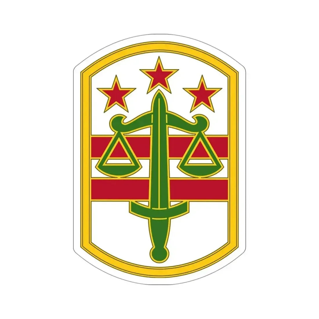 260 Military Police Command 3 (U.S. Army) STICKER Vinyl Die-Cut Decal 4 Inch - The Sticker Space
