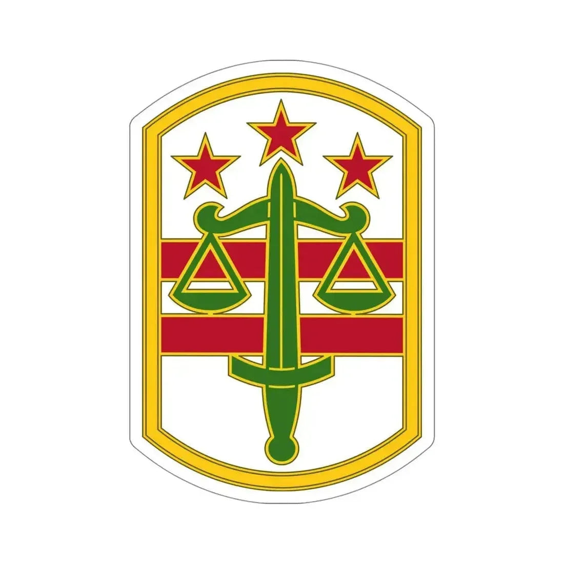 260 Military Police Command 3 (U.S. Army) STICKER Vinyl Die-Cut Decal 5 Inch - The Sticker Space