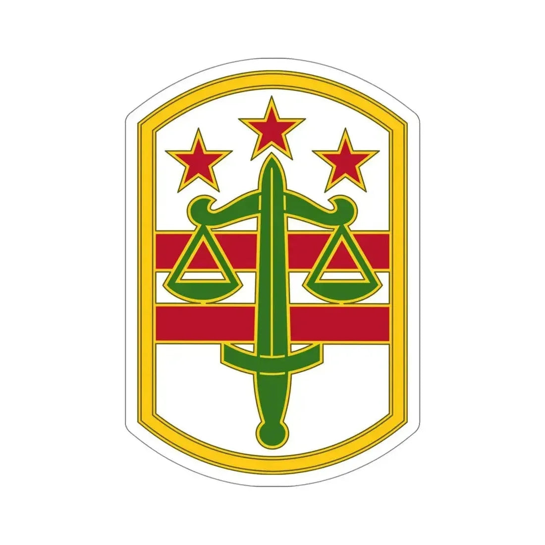 260 Military Police Command 3 (U.S. Army) STICKER Vinyl Die-Cut Decal 5 Inch - The Sticker Space
