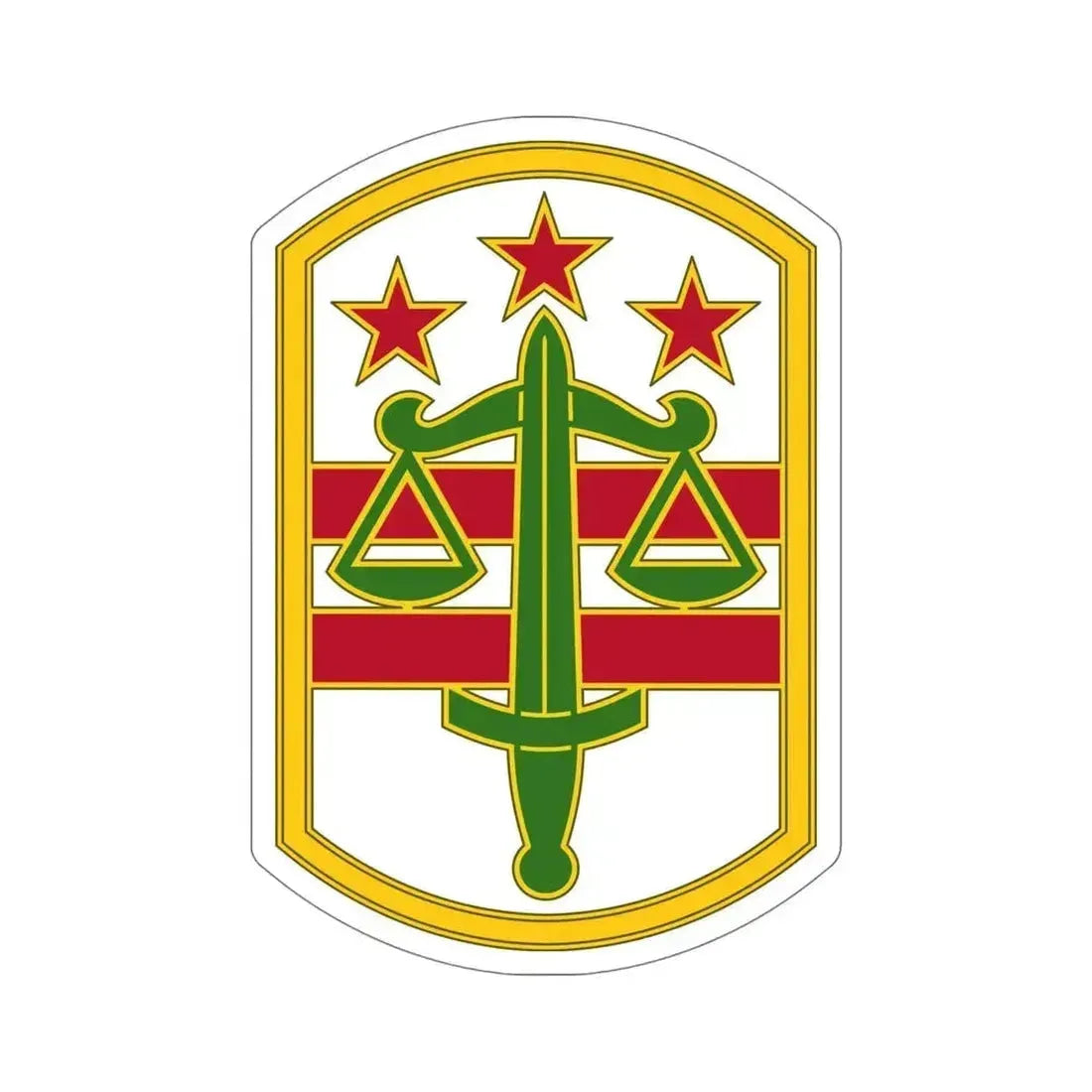 260 Military Police Command 3 (U.S. Army) STICKER Vinyl Die-Cut Decal 6 Inch - The Sticker Space