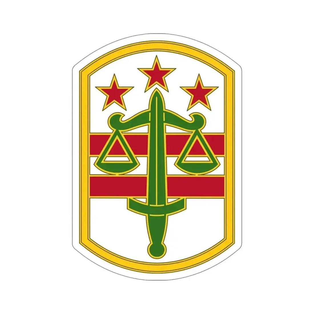 260 Military Police Command 3 (U.S. Army) STICKER Vinyl Die-Cut Decal 6 Inch - The Sticker Space