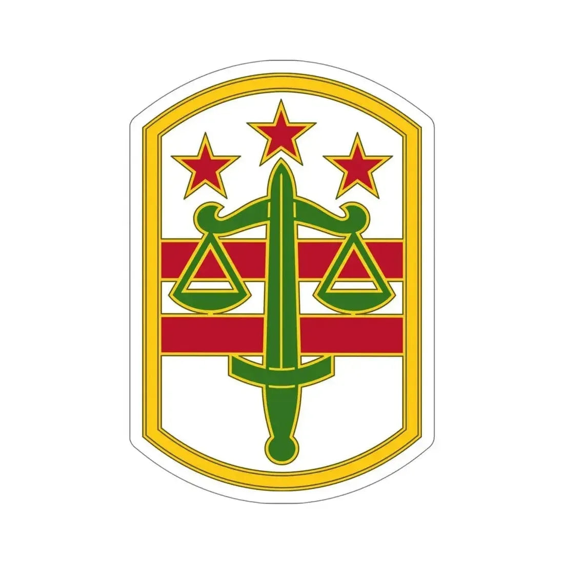 260 Military Police Command 3 (U.S. Army) STICKER Vinyl Die-Cut Decal - The Sticker Space