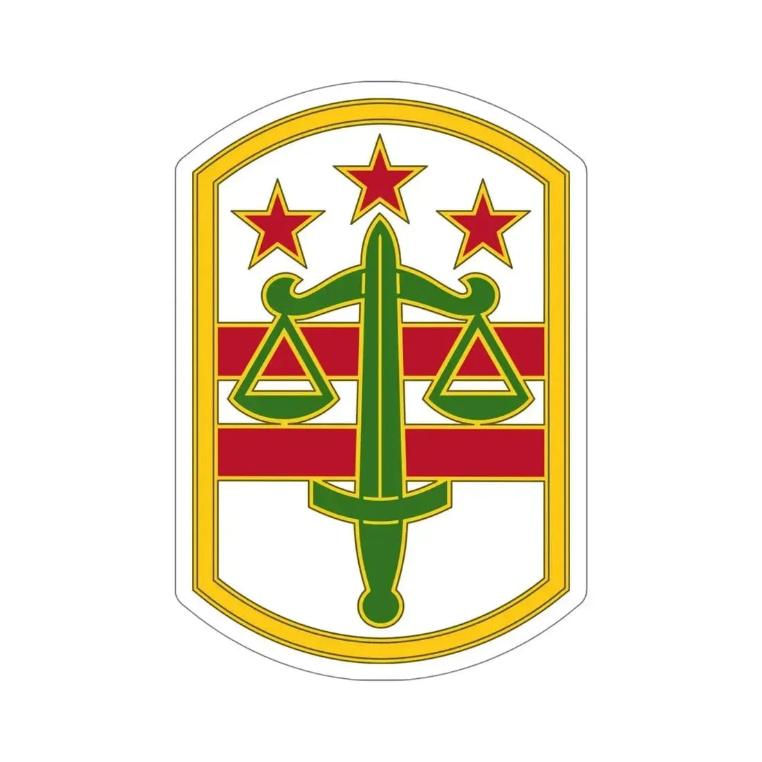 260 Military Police Command 3 (U.S. Army) STICKER Vinyl Die-Cut Decal - The Sticker Space