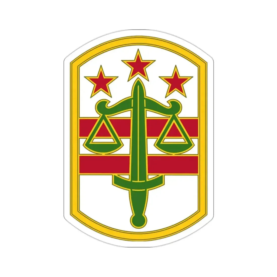260 Military Police Command 3 (U.S. Army) STICKER Vinyl Die-Cut Decal - The Sticker Space