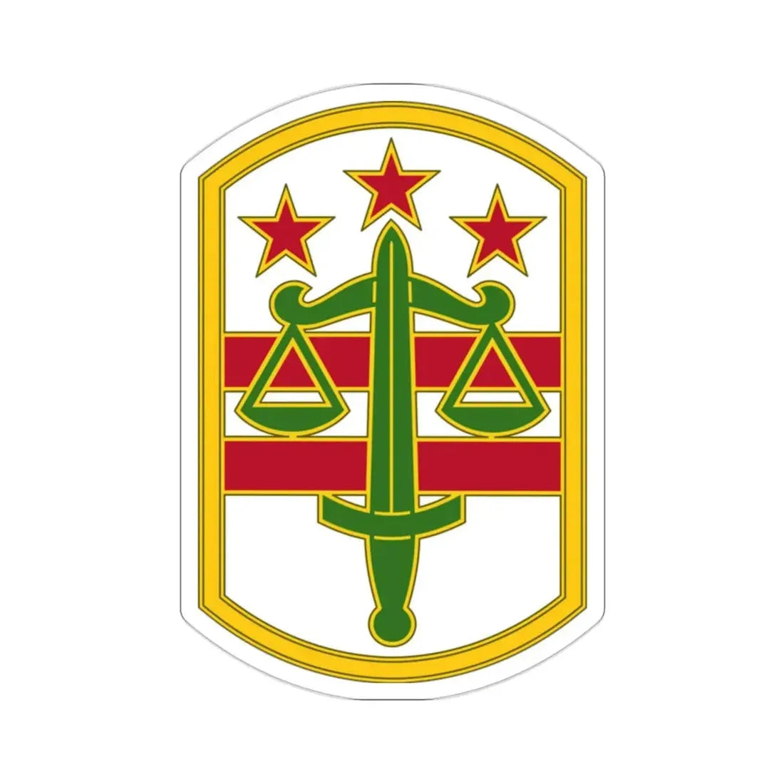 260 Military Police Command 3 (U.S. Army) STICKER Vinyl Die-Cut Decal - The Sticker Space