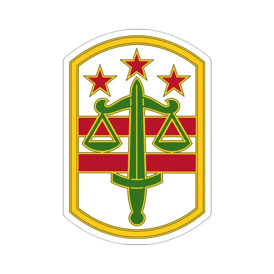 260 Military Police Command 3 (U.S. Army) STICKER Vinyl Die-Cut Decal - The Sticker Space