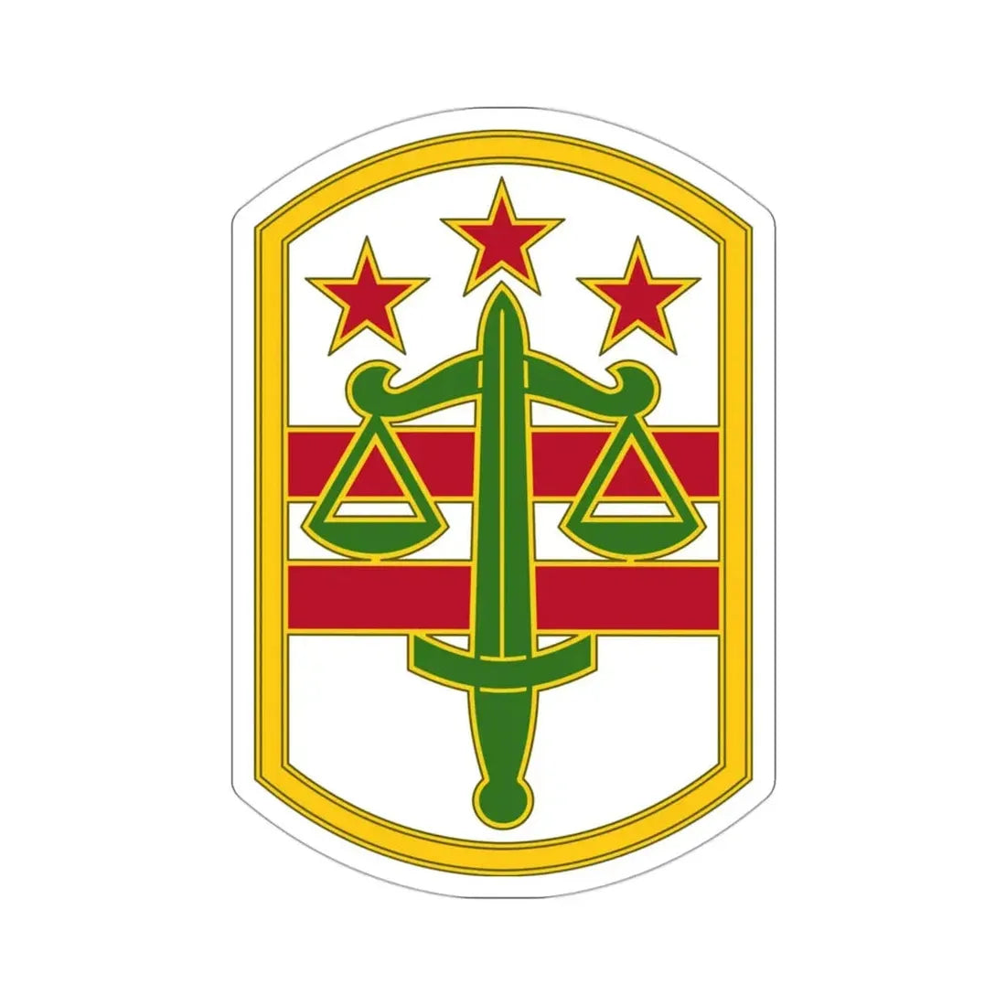 260 Military Police Command 3 (U.S. Army) STICKER Vinyl Die-Cut Decal - The Sticker Space