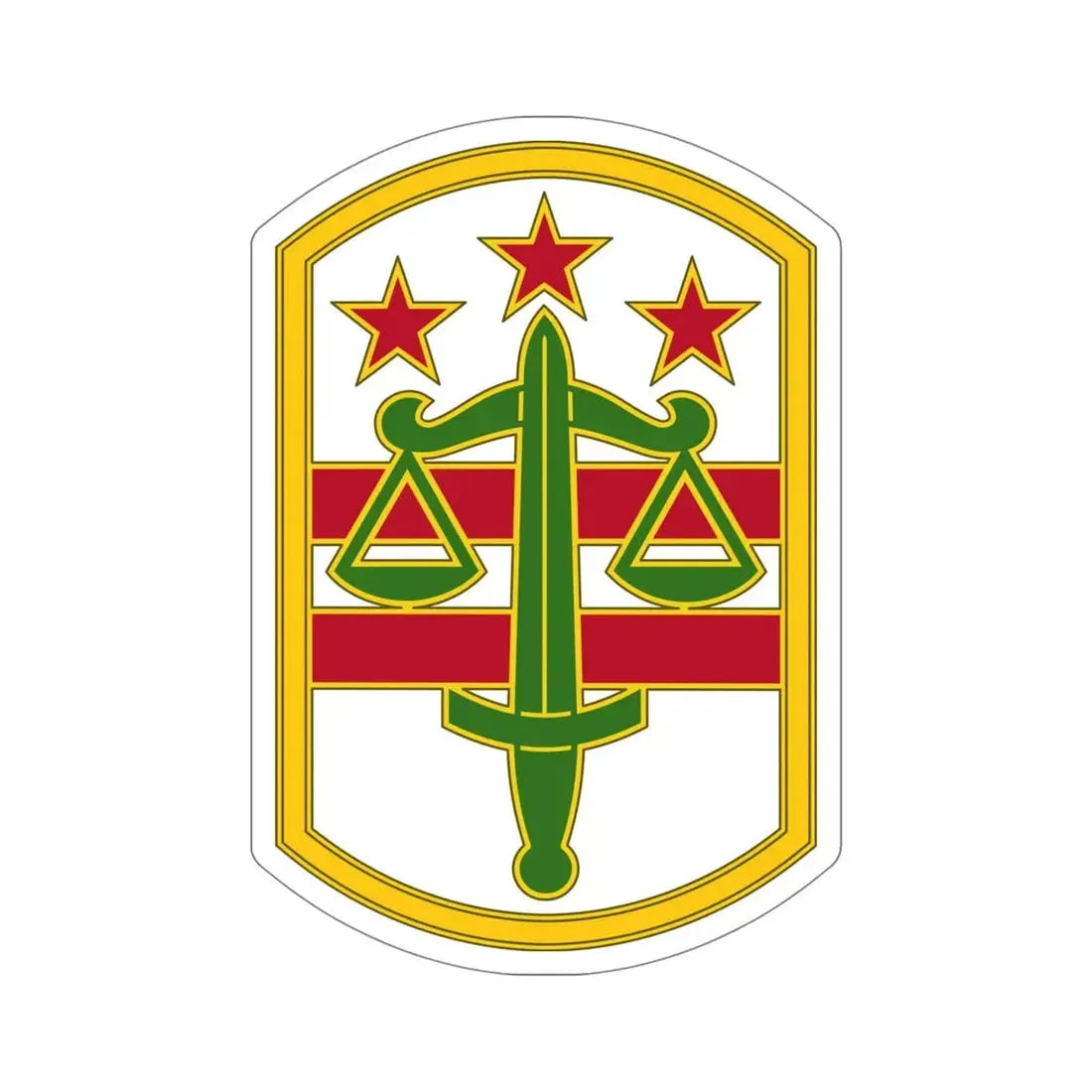 260 Military Police Command 3 (U.S. Army) STICKER Vinyl Die-Cut Decal - The Sticker Space