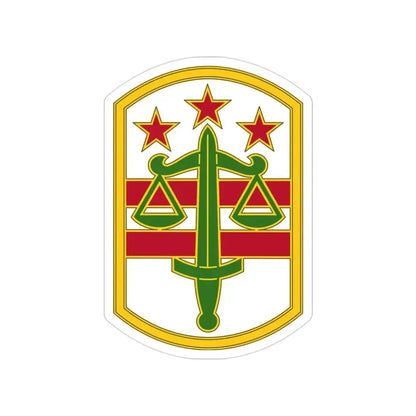 260 Military Police Command 3 (U.S. Army) Transparent STICKER Die-Cut Vinyl Decal 3 Inch - The Sticker Space