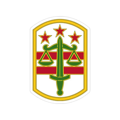 260 Military Police Command 3 (U.S. Army) Transparent STICKER Die-Cut Vinyl Decal 3 Inch - The Sticker Space