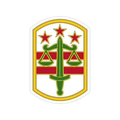 260 Military Police Command 3 (U.S. Army) Transparent STICKER Die-Cut Vinyl Decal 4 Inch - The Sticker Space