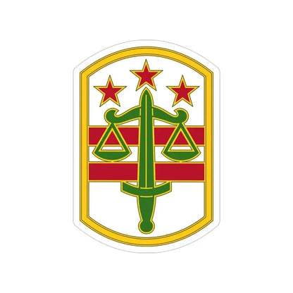260 Military Police Command 3 (U.S. Army) Transparent STICKER Die-Cut Vinyl Decal 5 Inch - The Sticker Space