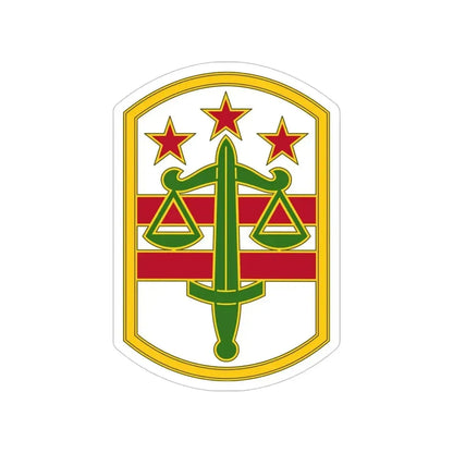 260 Military Police Command 3 (U.S. Army) Transparent STICKER Die-Cut Vinyl Decal 5 Inch - The Sticker Space