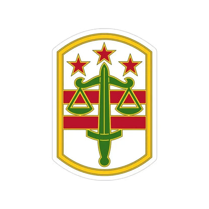 260 Military Police Command 3 (U.S. Army) Transparent STICKER Die-Cut Vinyl Decal 6 Inch - The Sticker Space