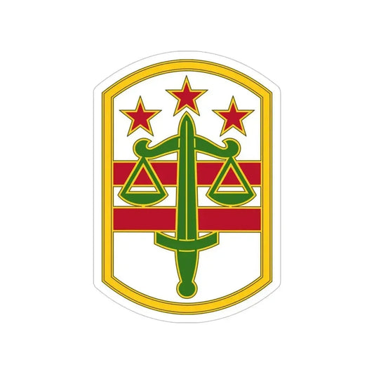 260 Military Police Command 3 (U.S. Army) Transparent STICKER Die-Cut Vinyl Decal 6 Inch - The Sticker Space
