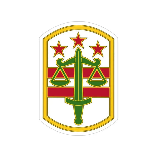 260 Military Police Command 3 (U.S. Army) Transparent STICKER Die-Cut Vinyl Decal 6 Inch - The Sticker Space