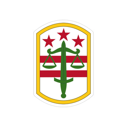 260 Military Police Command (U.S. Army) REVERSE PRINT Transparent STICKER-3" × 3"-The Sticker Space