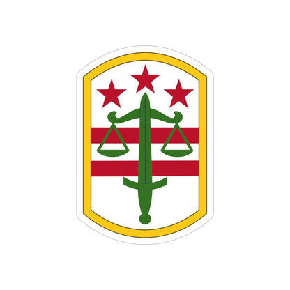 260 Military Police Command (U.S. Army) REVERSE PRINT Transparent STICKER-5" × 5"-The Sticker Space