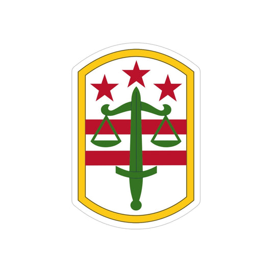 260 Military Police Command (U.S. Army) REVERSE PRINT Transparent STICKER-6" × 6"-The Sticker Space