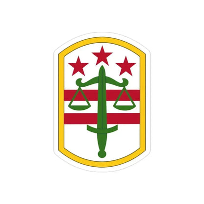 260 Military Police Command (U.S. Army) REVERSE PRINT Transparent Die-Cut STICKER 2 Inch Die-Cut Transparent - The Sticker Space