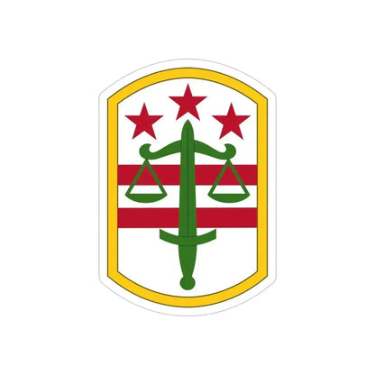 260 Military Police Command (U.S. Army) REVERSE PRINT Transparent Die-Cut STICKER 6 Inch Die-Cut Transparent - The Sticker Space