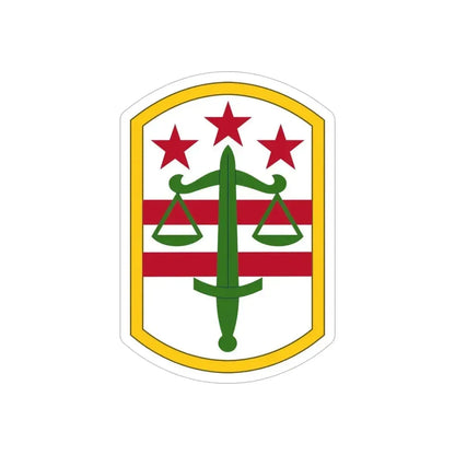 260 Military Police Command (U.S. Army) REVERSE PRINT Transparent Die-Cut STICKER - The Sticker Space