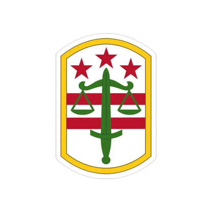 260 Military Police Command (U.S. Army) REVERSE PRINT Transparent Die-Cut STICKER - The Sticker Space