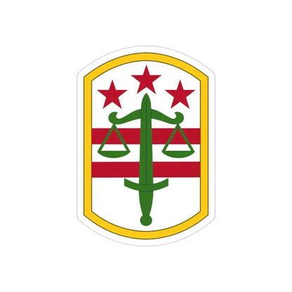 260 Military Police Command (U.S. Army) REVERSE PRINT Transparent Die-Cut STICKER - The Sticker Space