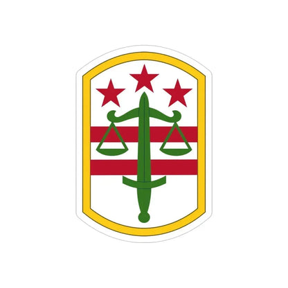 260 Military Police Command (U.S. Army) REVERSE PRINT Transparent Die-Cut STICKER - The Sticker Space