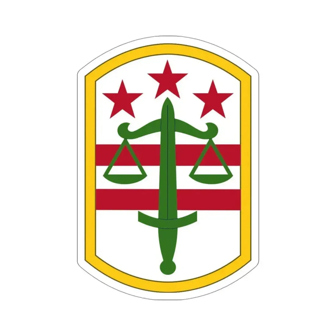 260 Military Police Command (U.S. Army) STICKER Vinyl Die-Cut Decal 4 Inch - The Sticker Space