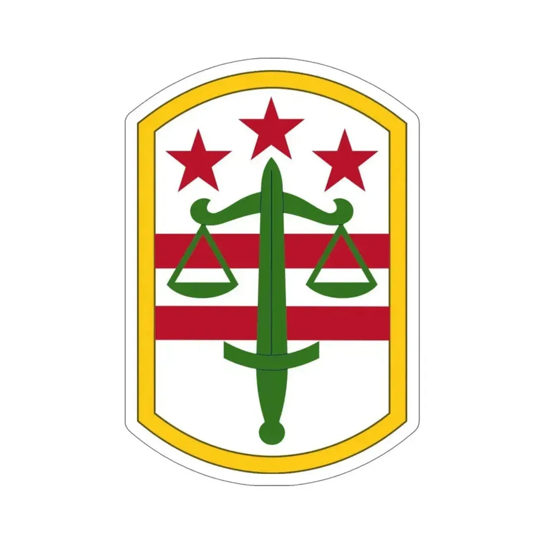 260 Military Police Command (U.S. Army) STICKER Vinyl Die-Cut Decal 5 Inch - The Sticker Space