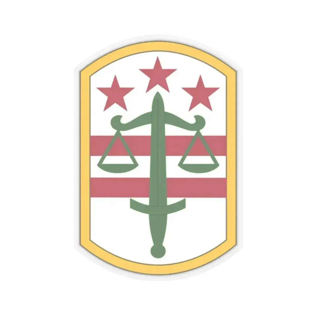 260 Military Police Command (U.S. Army) STICKER Vinyl Kiss-Cut Decal 2 Inch Transparent - The Sticker Space