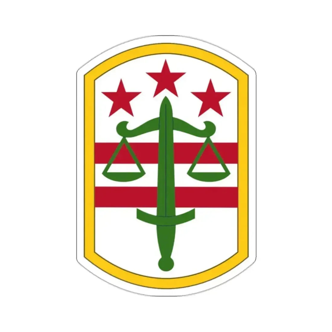 260 Military Police Command (U.S. Army) STICKER Vinyl Kiss-Cut Decal 2 Inch White - The Sticker Space