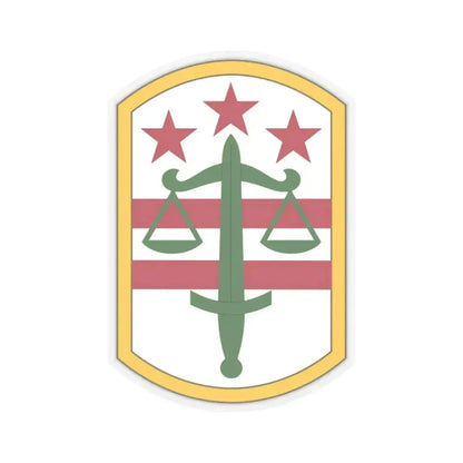 260 Military Police Command (U.S. Army) STICKER Vinyl Kiss-Cut Decal 3 Inch Transparent - The Sticker Space