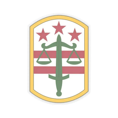 260 Military Police Command (U.S. Army) STICKER Vinyl Kiss-Cut Decal 4 Inch Transparent - The Sticker Space