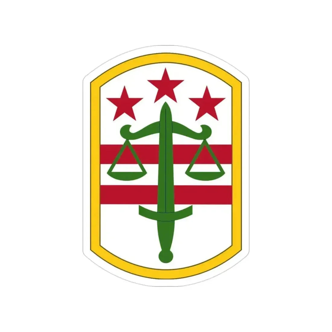 260 Military Police Command (U.S. Army) Transparent STICKER Die-Cut Vinyl Decal 3 Inch - The Sticker Space