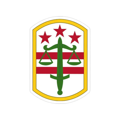 260 Military Police Command (U.S. Army) Transparent STICKER Die-Cut Vinyl Decal 3 Inch - The Sticker Space